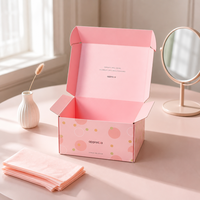 Boîte d'emballage personnalisée avec logo, boîte cadeau cosmétique avec couvercle, pliable, impression intérieure, pour soins de la peau, savon, bougie, vente en gros, OEM