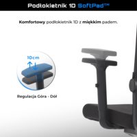 Prix bon marché Fournisseur d'or pour la Pologne Marque Gamvis ErgoDay Chaise de bureau ergonomique Maille noire Salle de réunion Chaises d'ordinateur