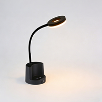 Lampe de bureau flexible en plastique - Hauteur/angle réglables, intensité variable, changement de couleur RVB, LED protectrice pour les yeux, commande tactile, pour lecture et bureau