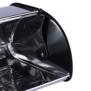 Stainless Steel <strong>Roll</strong> <strong>Top</strong> <strong>Bread</strong> <strong>Bin</strong>, Sliver <strong>Bread</strong> Storage Holder with Lid, Large Capacity <strong>Bread</strong> Keeper - Product Image 5