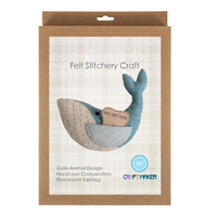 Kit de bricolage personnalisable Mini requin cousu animaux pour enfants 15x10x5cm feutre taille couleurs assorties