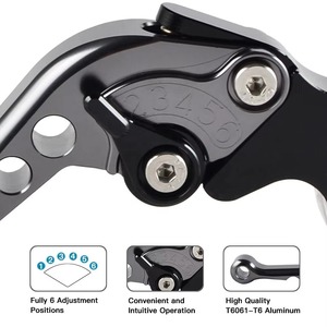 Palancas de Freno y Embrague de Aluminio CNC NICECNC de 170 mm para <span class=keywords><strong>Yamaha</strong></span> Raptor 700/R/SE 2008-2019 2020 - Product Image 5