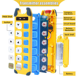 NOMI 12 Way Industrial 433mhz Single Speed Radio Remote Control for Crane - Product Image 5