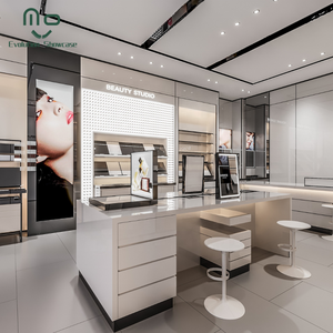 Exhibidor de Cosméticos de Madera con Iluminación LED, Ecológico, Tamaño Personalizable para Tiendas de <span class=keywords><strong>Maquillaje</strong></span> y Perfumes - Product Image 4