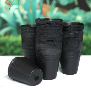 Ensemble de pots de semis en plastique modernes, pots de semis pour pépinière de jardin à domicile, pots de culture de plantes d'intérieur et d'extérieur - Product Image 2