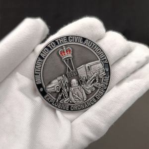 Pièce commémorative en émail métallique personnalisée pour la lutte contre le terrorisme - Product Image 5