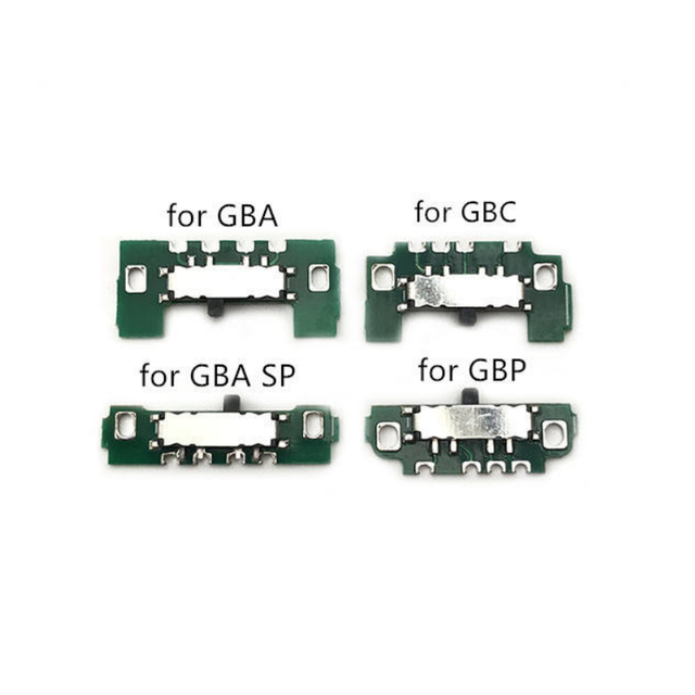 Wholesale Repair Parts Accessories Power on Off Switch Board for GBA/GBA SP/GBC/GBP Power Switch Button