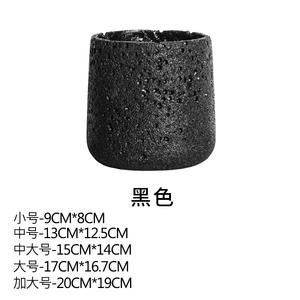 Pot de <span class=keywords><strong>fleur</strong></span> créatif personnalisé <span class=keywords><strong>en</strong></span> <span class=keywords><strong>pierre</strong></span> volcanique respirant plante verte plateau <span class=keywords><strong>en</strong></span> pot design moderne nordique <span class=keywords><strong>en</strong></span> ciment - Product Image 6