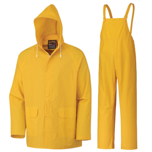 Heavy Duty Yellow Polyvinyl Chloride Polyester <b>Poncho</b> Outdoor Hiking Mining Construction Long Lasting Thick Rain <b>Poncho</b> Custom L - Product Image 1