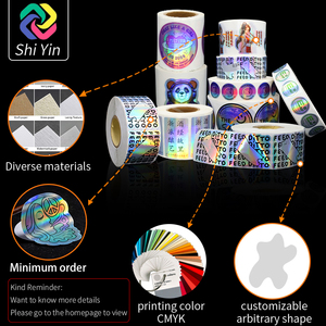 Etiqueta Adhesiva Personalizada de Vinilo con Diseño de Arcoíris, Corte Láser, Impresión Atractiva, Adhesivo Impermeable, Holográfica - Product Image 4