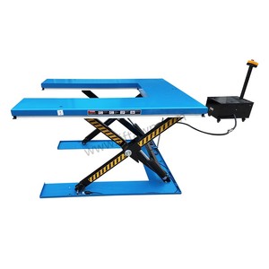 Plateforme élévatrice à <span class=keywords><strong>ciseaux</strong></span> <span class=keywords><strong>de</strong></span> type U à levage élevé, élévateur silencieux pour centre commercial intérieur, entrepôt, inventaire - Product Image 5