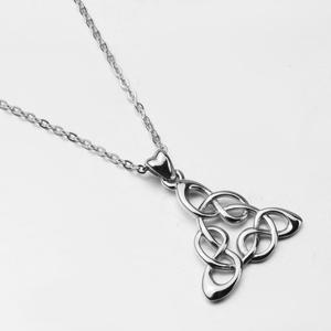 925 de plata esterlina personalizada collar celta irlandés nudo colgante China Collar para chica - Product Image 3