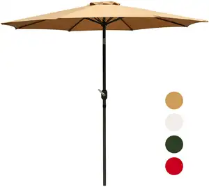 Zuplon — parapluie d'extérieur, parapluie pour jardin, Table de marché, ombrelle, 10 pieds