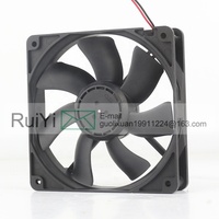 NMB 5V 12V 48V DC 24V 0.19A AC EC 12025 120X120X25MM 12CM Convertisseur de fréquence à roulement à billes Ventilateur de refroidissement à deux fils 11925SA-24N-AA
