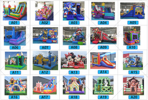 Công Viên Nước Bơm Hơi Khổng Lồ Cầu Vồng Vui Nhộn Công Viên Giải Trí Trượt Nước Bơm Hơi Cho Hồ Bơi - Product Image 6