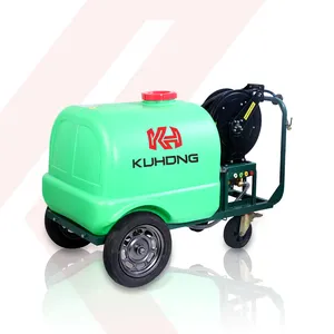 KUHONG Portable Mobile Cart Concrete Jet Cold Water Diesel 150 250 300Bar High Pressure Washer