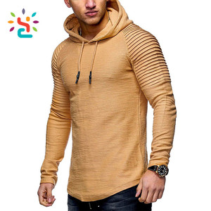 Sudadera con Capucha para Hombre con Mangas con Volantes, Sudadera Lisa, Sudadera con Capucha y Cuello Redondo, en Oferta - Product Image 4