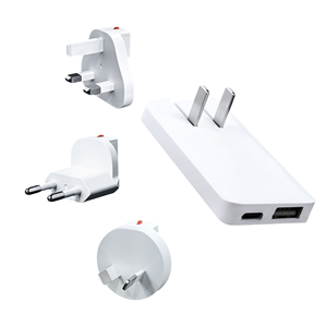 Cargador de Viaje GaN de 65W con Carga Rápida y Doble Puerto - Product Image 1