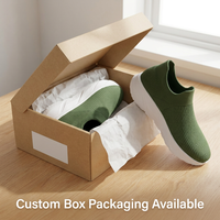 Chaussures décontractées sportives personnalisées pour hommes, tige en maille, rehaussantes, légères, semelle élastique confortable, couleur polyvalente