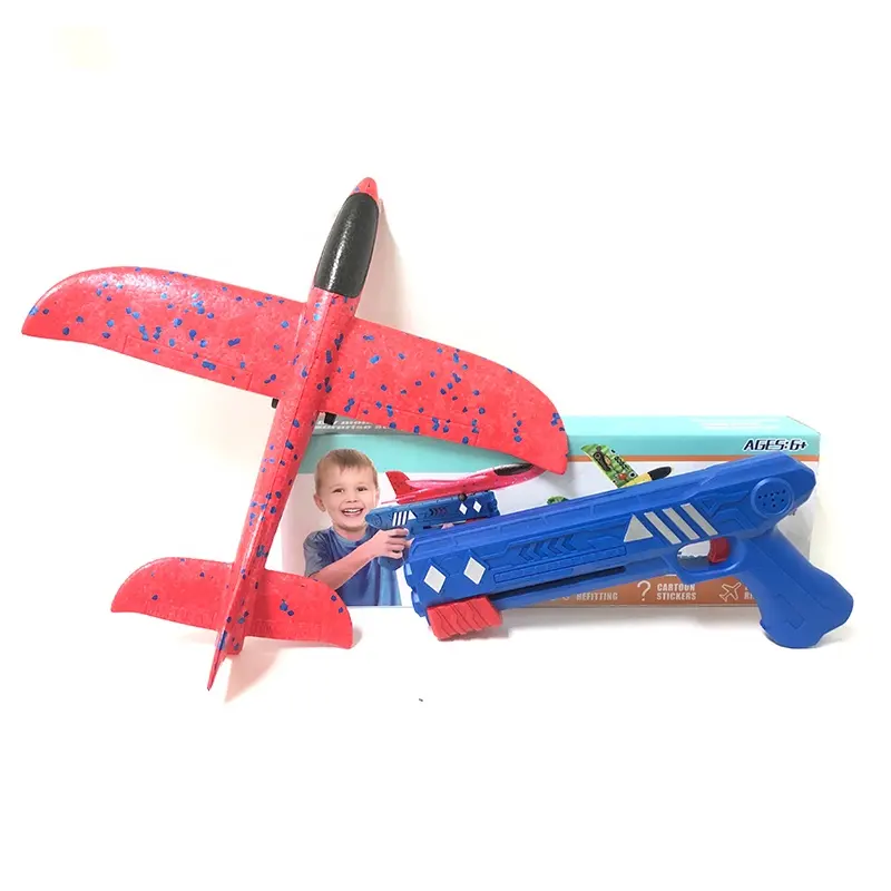 2022 NEW outdoor funny Airplane Launcher Gun New Foam for kid