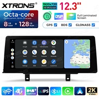 Reproductor de Android para Auto de 12.3 Pulgadas para BMW Serie 3/4 con Sistema EVO, 8+128GB, Snapdragon 680, Pantalla 2K, 4G Global, CarPlay, CE-XTRONS