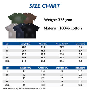 Camiseta unisex 325GSM 2025 SS New Spray-Monkey Washed, Color Splatter Vintage - Product Image 4