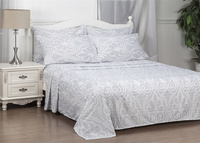 Drap de lit en microfibre, 6 pièces, ensemble Ultra-doux et confortable, beaux motifs imprimés, pour toutes les saisons