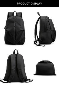 Sac à dos d'affaires pour homme personnalisé, résistant aux chocs et à l'eau, avec port de chargement USB - Product Image 4