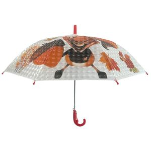 Parapluie droit à motif animal, léger, en fibre de verre, ouverture manuelle, pour la sécurité des enfants, cadeaux d'affaires, POE - Product Image 2