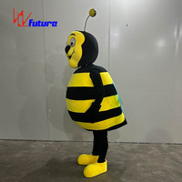 Costumes d'Animaux LED Mignons en Forme d'Abeille, Costumes de Mascotte LED, Vêtements de Rave, Carnaval, Cosplay, Événements de Parc à Thème, Unisexe, Transport Aérien 1 pièce