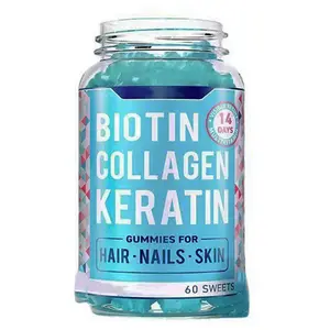 Keratin Gummies Biotin Bear gummy glutathione collagen supplements