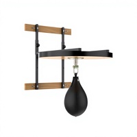Équipement d'entraînement de boxe transfrontalier : Ballon de réflexe professionnel anti-stress en forme de poire, réglable en hauteur, à suspendre