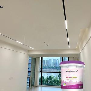 ブラシローラーアプリケーション用鋼用高性能1コートインテリアアクリル壁ペイントパウダー様液体コーティング - Product Image 1