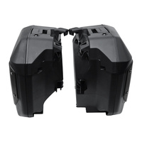 Sacoches latérales de moto compatibles avec Honda Forza 750, coffre de rangement rigide à dégagement rapide, gauche et droite, 33L/26L