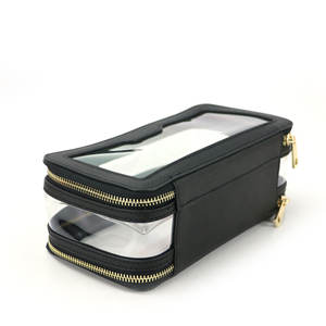 Di vendita calda Trasparente Trasparente del PVC delle signore cosmetici make up sacchetto di viaggio del sacchetto di lavaggio sacchetti di lavaggio borsa da toilette - Product Image 3