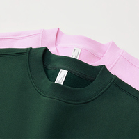 Sweat-shirts à capuche unisexes surdimensionnés en coton de haute qualité, pantalons de survêtement et ensembles en gros, 350 g/m², personnalisables, vierges ou imprimés