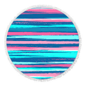 Lumière Meilleur Cabana Turc Terry Microfibre Rond Rayé Imprimé Polychrome Imprimé Microfibre Serviette de Plage En <span class=keywords><strong>Tissu</strong></span> - Product Image 1