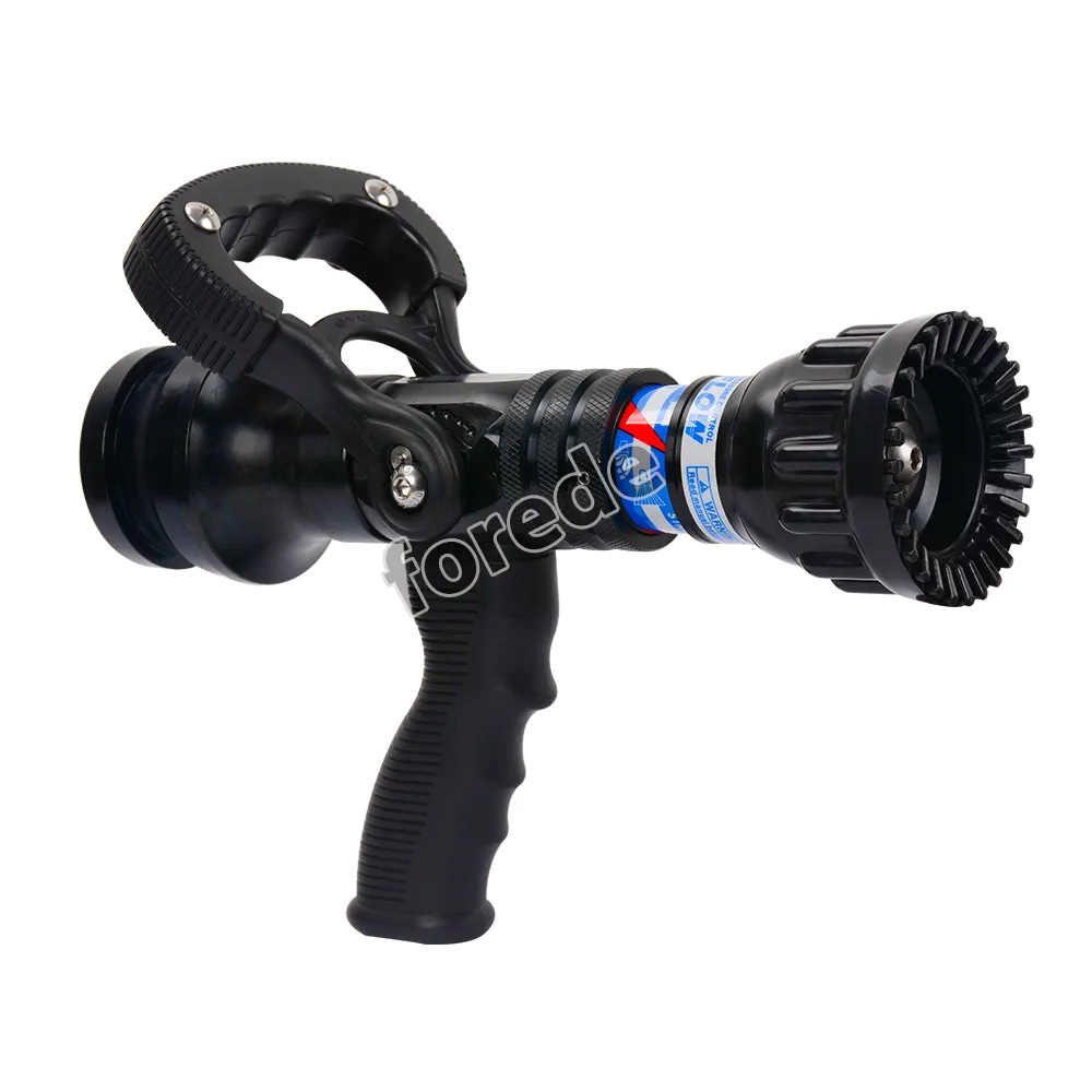 Firefighting Equipment 2 Inch Black Customized Fire Automatic Nozzle for Firefighter
