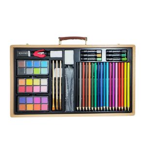 Kit d'art <span class=keywords><strong>en</strong></span> bois de haute qualité GF, 109 pièces, pour enfants, avec crayons de couleur, pastels à l'huile, crayons à dessin, ensembles d'art <span class=keywords><strong>en</strong></span> bois pour la peinture - Product Image 5