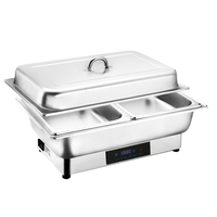 Équipement de buffet électrique en acier inoxydable-Plateaux chauffants chauffants pour nourriture mariage hôtel décoration mariage buffet mariage