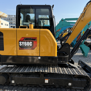 Pelle sur chenilles Sany SY60C de 6 tonnes d'occasion, modèle 2023, godet de 0.32m, composants de puissance de 42,5 kW, roulement de pompe à engrenages pour moteur - Product Image 2