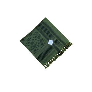 Pañuelo para la cabeza color verde calavera, pañuelo musulmán de algodón, pañuelo árabe de Oriente Medio, chal mágico para exteriores - Product Image 2