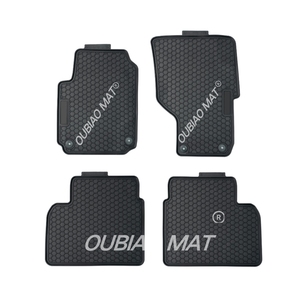 <span class=keywords><strong>Tapis</strong></span> de sol de voiture toutes saisons de haute qualité pour Volkswagen <span class=keywords><strong>AMAROK</strong></span> 2010- en PVC, épaisseur 10 mm, ensemble complet de 4 pièces, protection intégrale - Product Image 1