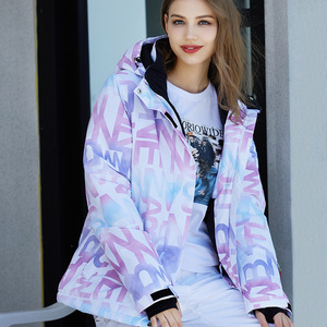 Traje de esquí de estilo libre para mujer, invierno, al aire libre, a prueba de viento, repelente al agua, cálido, grueso, Snowboard, chaqueta de esquí para nieve, Pantalones - Product Image 4
