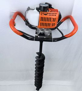 เครื่องเจาะดินแบบใช้น้ำมันเบนซิน 52 ซีซี เครื่องเจาะหลุมลึกสำหรับตอกเสาเข็ม - Product Image 3