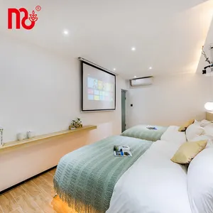 अनुकूलित नए डिजाइन अपार्टमेंट हॉस्टल होटल कैप्सूल बंक बिस्तर बिस्तर बिस्तर के फर्नीचर बेडरूम चार सीज़न आधुनिक पैनल लकड़ी के बेडरूम