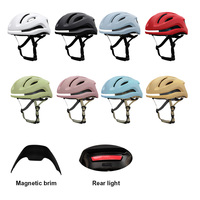 Casco Inteligente para Bicicleta para Ciclismo Nocturno con Luces LED Intermitentes para Viajeros Urbanos y Seguridad Vial