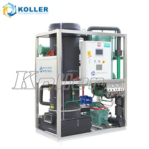 Koller Advanced Factory Manufacturing Thickness Adjustable Edible Tube Ice Machine 5T / Day