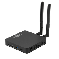 Boîtier TV intelligent Android 9.0 UGOOS AM6B Plus avec processeur Amlogic S922X-J, 4 Go de RAM DDR4, 32 Go de ROM, Wi-Fi 2.4G/5G, LAN 1000M, BT5.0, lecteur multimédia UHD 4K