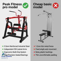 Machine d'entraînement oblique de qualité commerciale en acier robuste pour la musculation abdominale en salle de sport